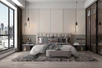 河池现代风格-卧室