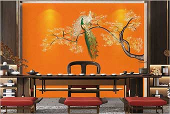 河池森佰汇航空纤维墙咔（春花秋月）