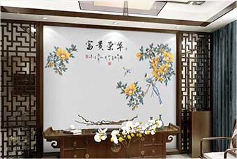 河池森佰汇航空纤维墙咔（富贵荣华）