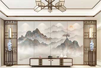 河池森佰汇航空纤维（山水画系列）